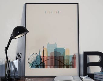 Orlando Art Orlando Watercolor Orlando Multicolor Orlando Wall Art Orlando Wall Decor Orlando Home Decor Orlando Poster Orlando Print