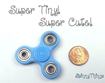 Fidget Spinner Mini Micro Tri Hand Toy for Kids and Adults - Edc - Little Hands - MADE IN USA - Non-toxic - Many Colors