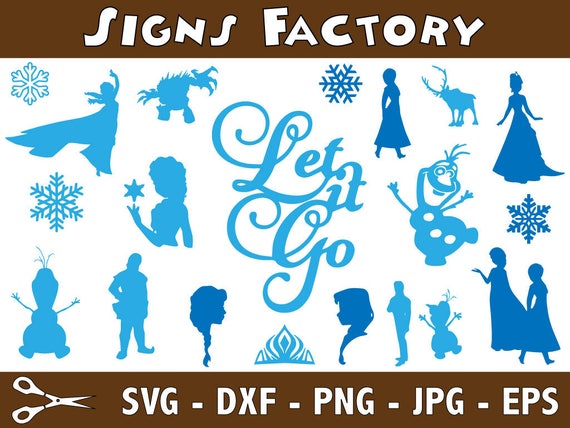 Download Frozen SVG Elsa SVG Frozen Clipart Elsa Silhouette SVG Cut