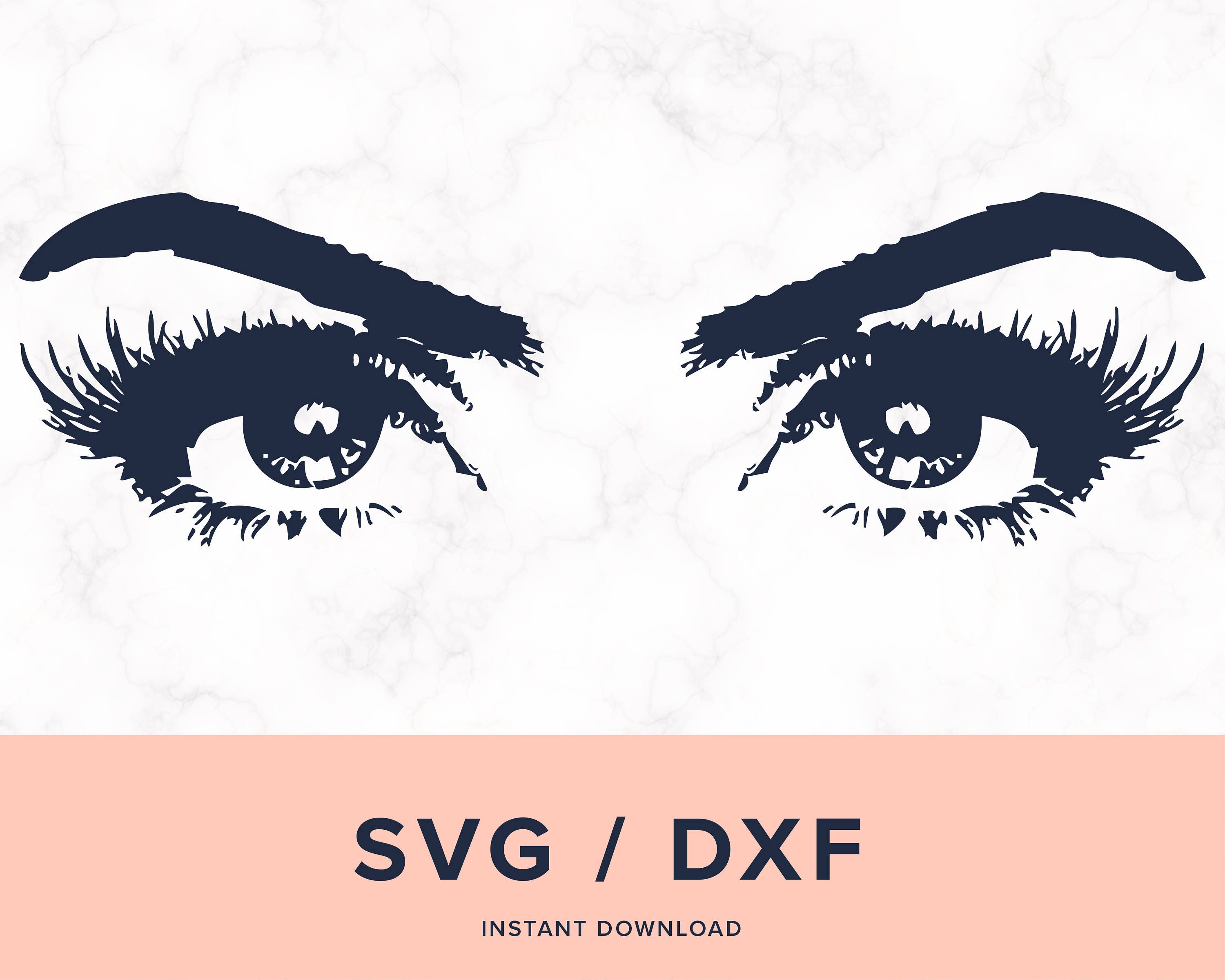 Download Eyes SVG Eyelashes SVG Eyes Silhouette Eyelashes