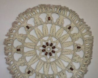 Large Vintage Macrame Wall Hanging