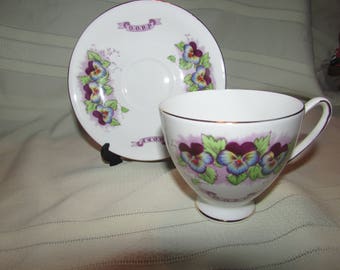 Royal Standard ROOP English Fine Bone China Teacup and Saucer