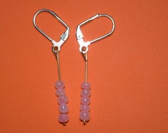 Pink/Purple earrings