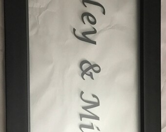 Personalized framed wall art!