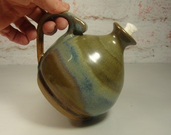 Pottery Oil Lamp - Stoneware Garden Lantern