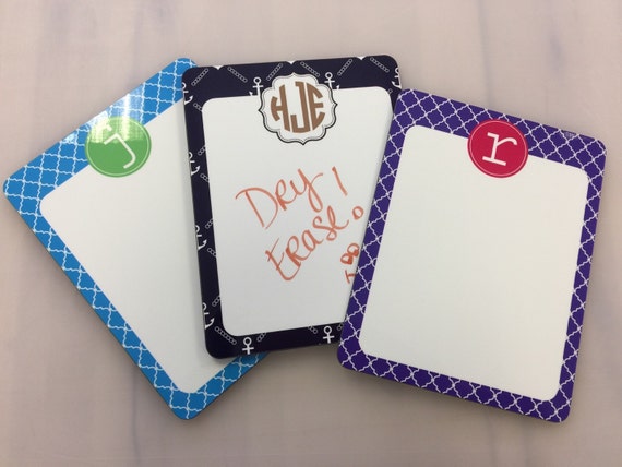 Dry Erase Board Monogram Message Board Custom Message Board