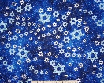 Hanukkah quilt fabric