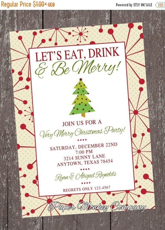sale sale sale holiday christmas invitation 1 00 each sale sale sale holiday christmas invitation 1 00 each