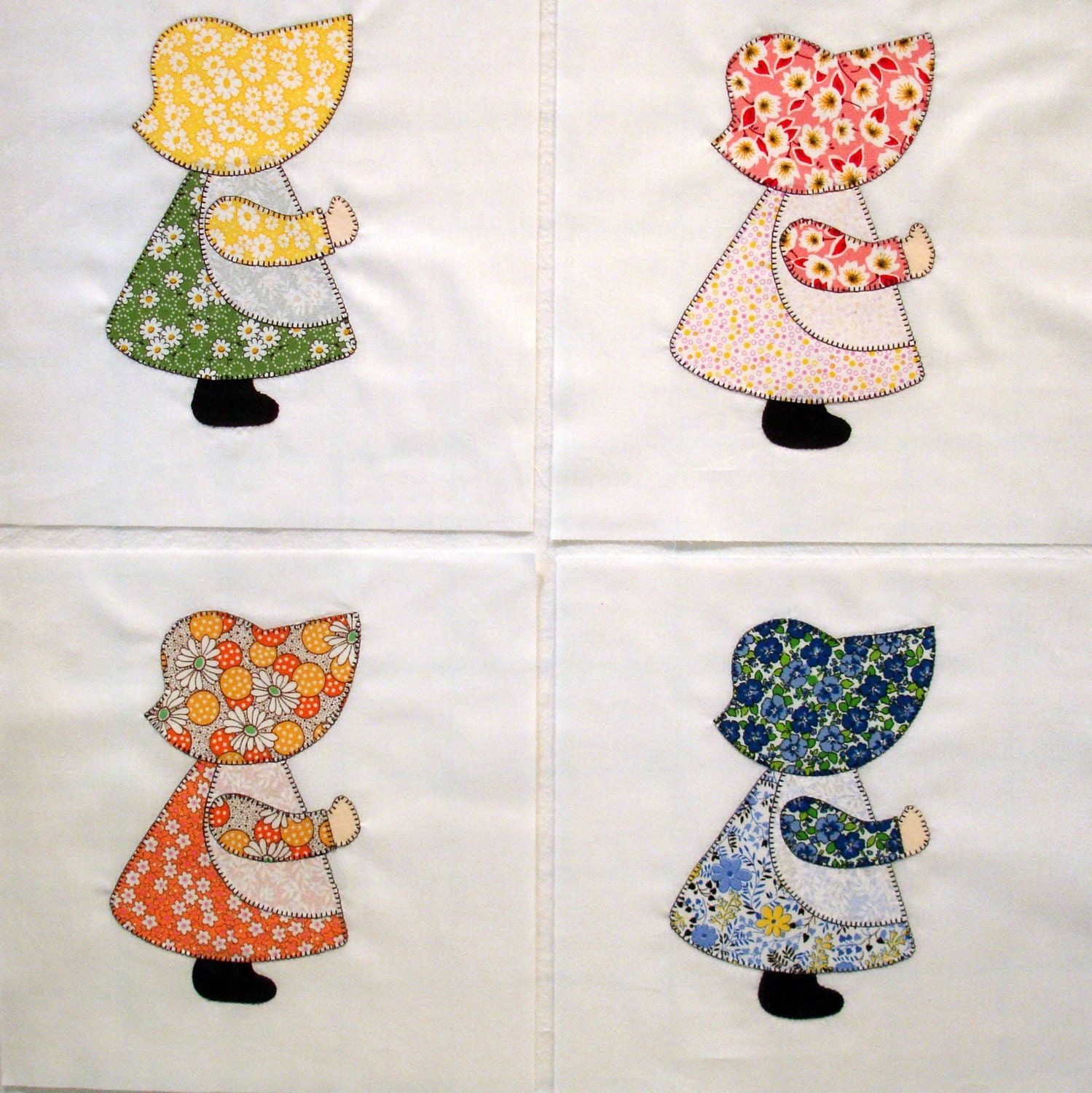 sunbonnet-sue-appliqued-quilt-blocks