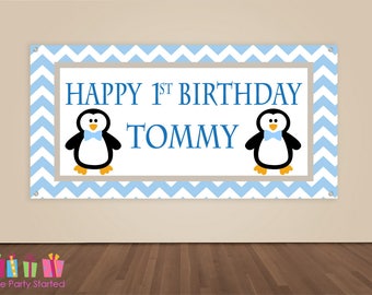 Penguin birthday | Etsy