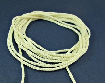 Hors cordon blanc en macramé, hors fil macramé blanc, cordon de crochet, crochet, fil de 100m