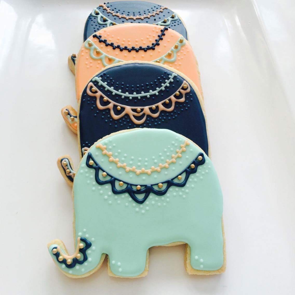 Elephant Cookie Cutter Baby shower cookie cutter