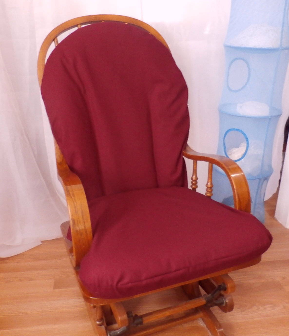 Nursery Glider Rocker SlipCover Burgundy wine Covers for