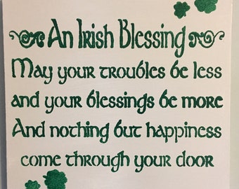 Items similar to Framed Irish Blessing for Retirement 8 x 10 on Etsy