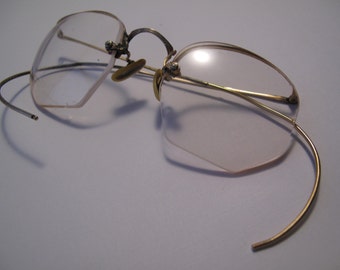 Shuron Eyeglasses 1/10 12K G.F., SC USA, Wire Rimmed Glasses