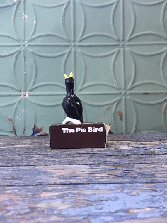 Black Bird Pie Vents Two Vintage Pie Birds Vintage Pie Vent