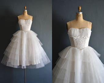 Edna / 50s wedding dress / vintage 1950s wedding dress