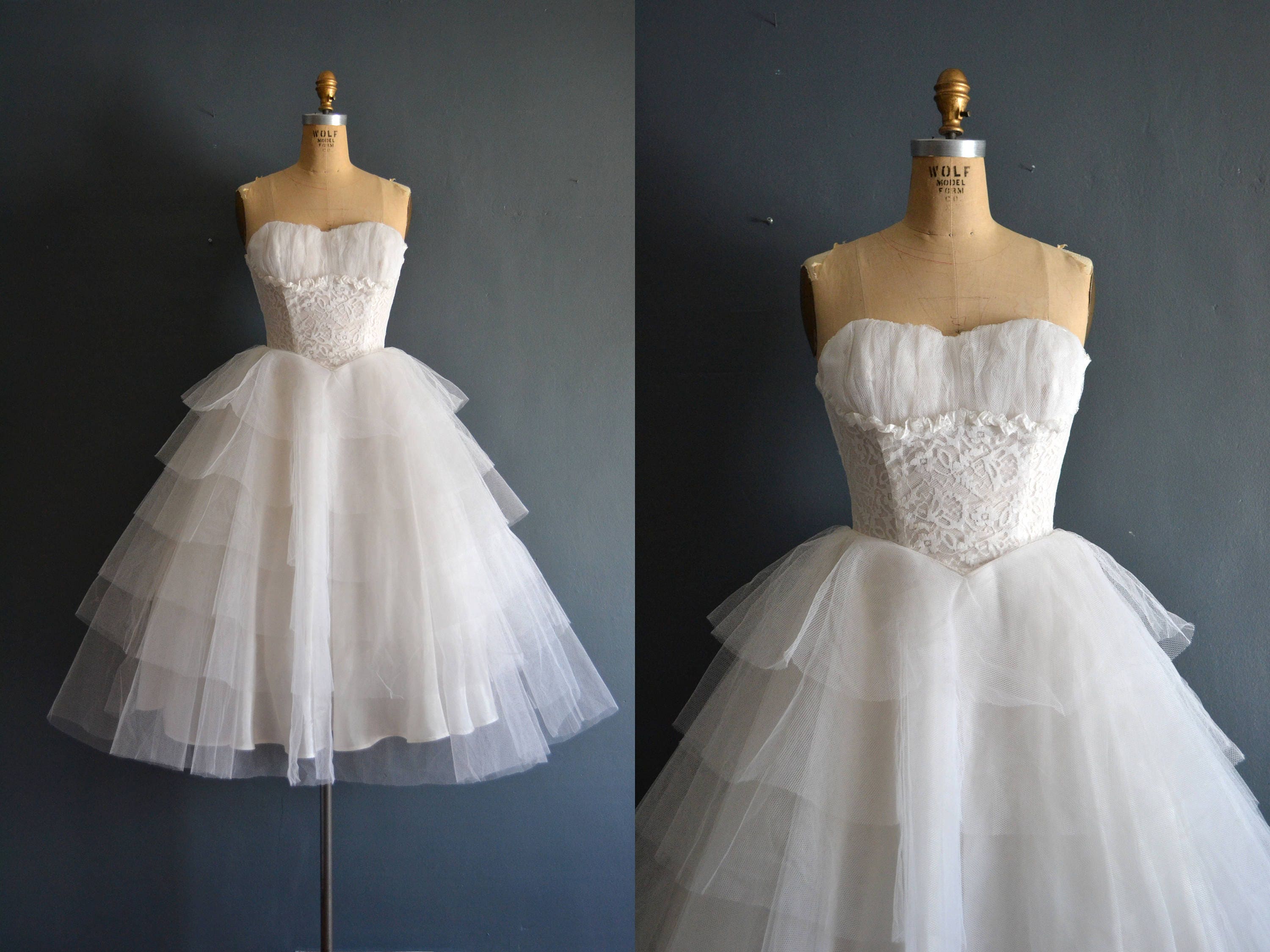 Edna / 50s wedding dress / vintage 1950s wedding dress