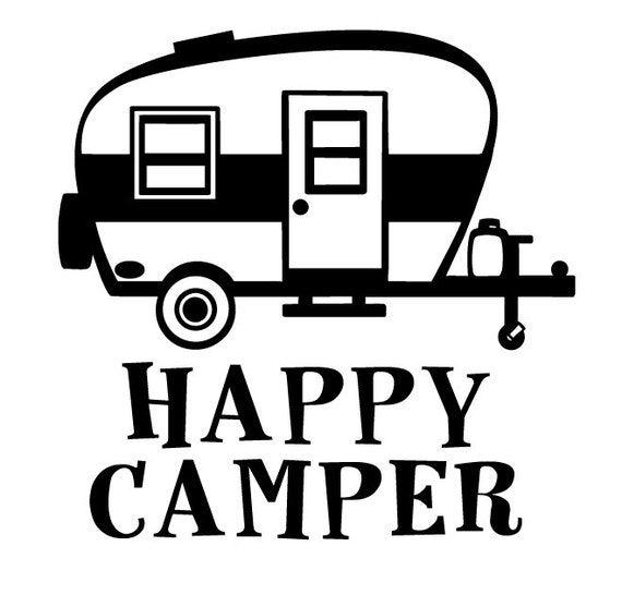 Download Happy Camper SVG for Cricut or Silhouette