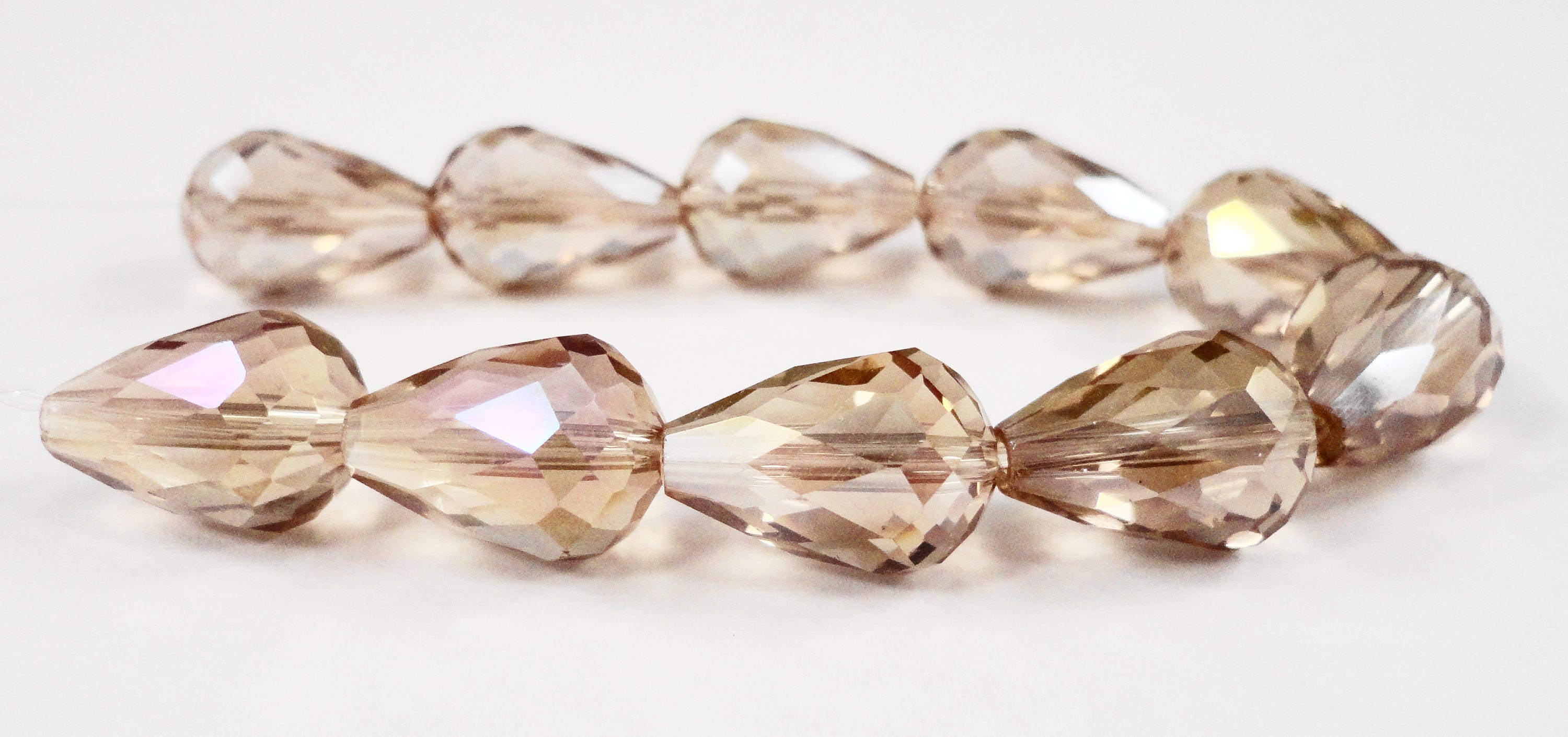 Crystal Teardrop Beads 14x10mm 10x14mm Colorado Topaz AB Faceted   Il Fullxfull.1194804620 Qrwm 