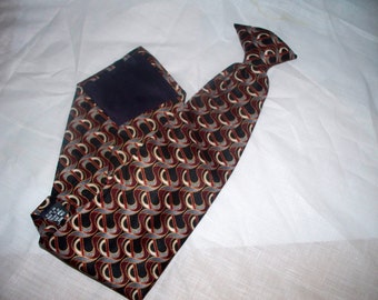 Vintage Town Craft Men's Tie - Clip On - Polyester