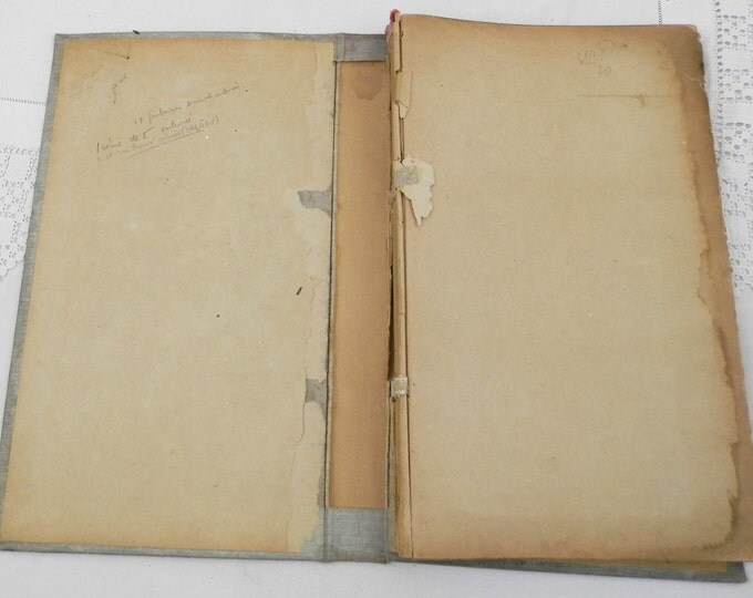 Large Antique French Postcard Album with Hand Painted Flower Pattern, Carte Postale, French Decor, Shabby, Chic, Retro, Home, Photograph Large Antique French Postcard Album with Hand Painted Flower Pattern, Carte Postale, French Decor, Shabby, Chic, Retro, Home, Photograph