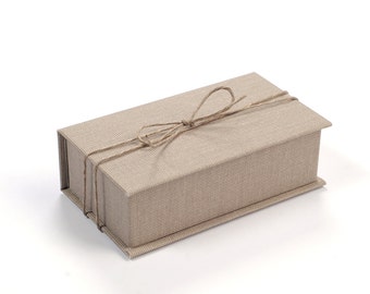 USB Box Jute 5.5 x 10.5 cm, Gift box