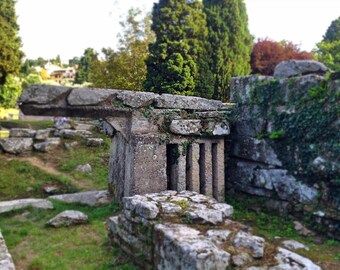 Etruscan Ruins - Fiesole - Florence - Travel Photography - Roman Architecture- Archaeology - Wall Art - Home Decor - Decor - Bedroom