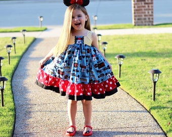 Mickey/Minnie twirl dress