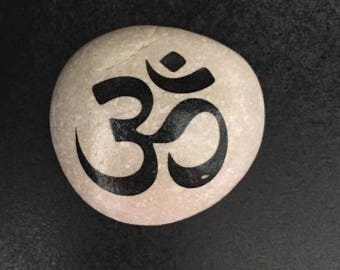 Om- om stone- meditation stone