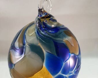 Hand Blown Glass Christmas Ornament