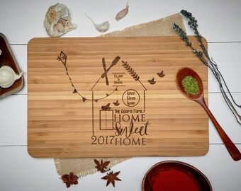 Personalized Cutting Board - Engraved Cutting Board, Custom Cutting Board, Wedding Gift, Housewarming Gift, Anniversary Gift, Engagement #12