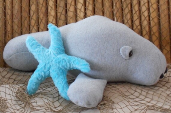 giant plush manatee