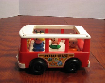 Vintage Fisher Price Mini Bus