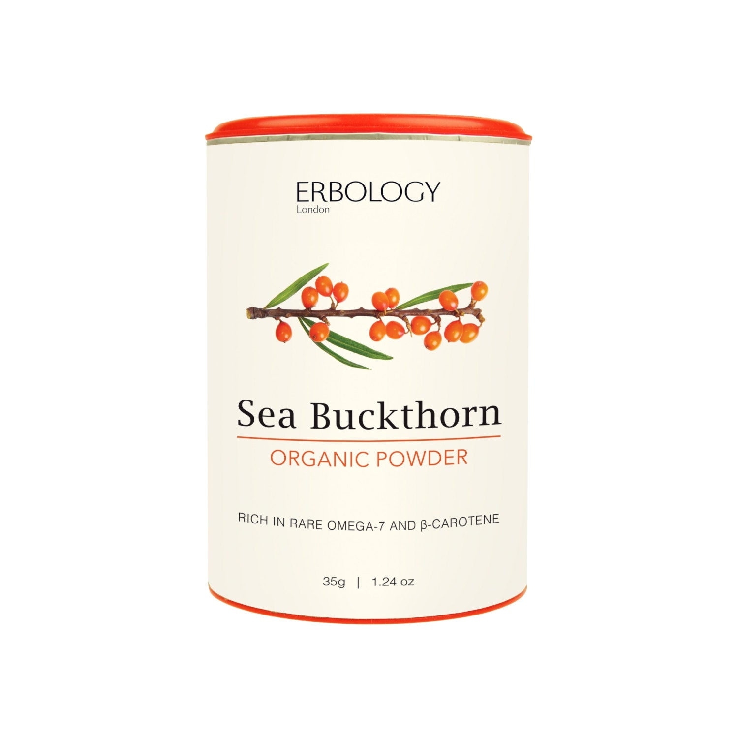 Organic Sea Buckthorn Powder 35g Omega 7 Vitamin E