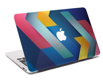Macbook Decal One Way Direction /Custom Creative Sticker for Computer / Apple Logo 436.638.742