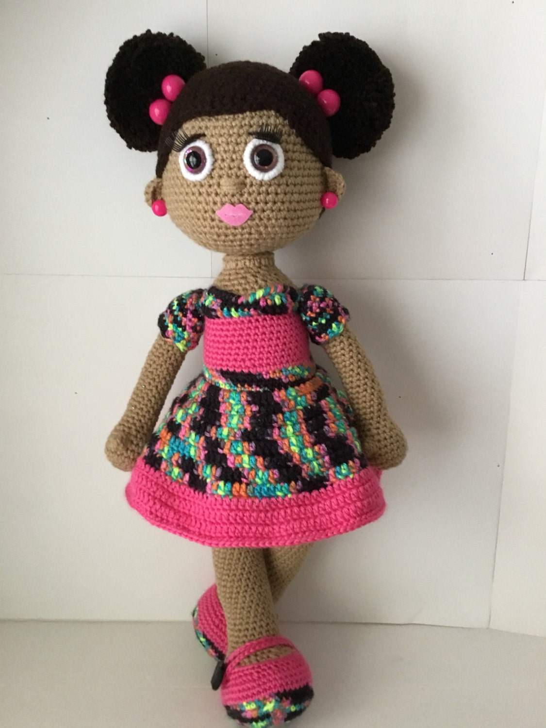 black crochet dolls