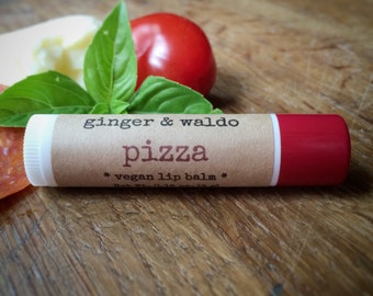 Pizza Lip Balm - Pizza - Lip Balm - Vegan Lip Balm - Beeswax Lip Balm