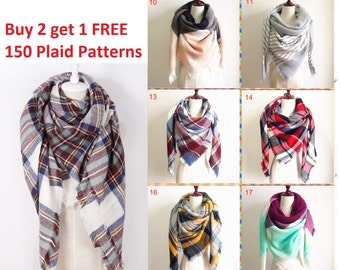 Plaid Blanket Scarf, Blanket Scarf, Tartan Plaid Scarf, Tartan Scarf, Gift For Her, Oversized Blanket Scarf, Plaid Scarf, Christmas Gifts