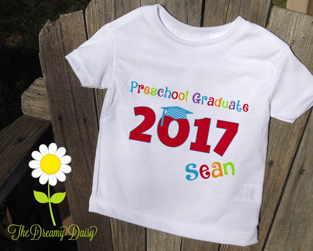Personalized Preschool Graduation TShirt Preschool Graduate