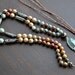 Rustic Boho Necklace, Angel Wing Necklace, Tribal Bohemian Necklace, Long Gemstone Necklace, Jasper Bone, Yoga Necklace, Indie Jewelry,