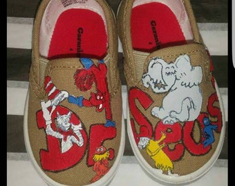 Dr. Seuss Lorax themed shoes