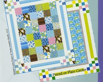 Bouncing Borders Quilt Pattern from Bean Counter Quilts