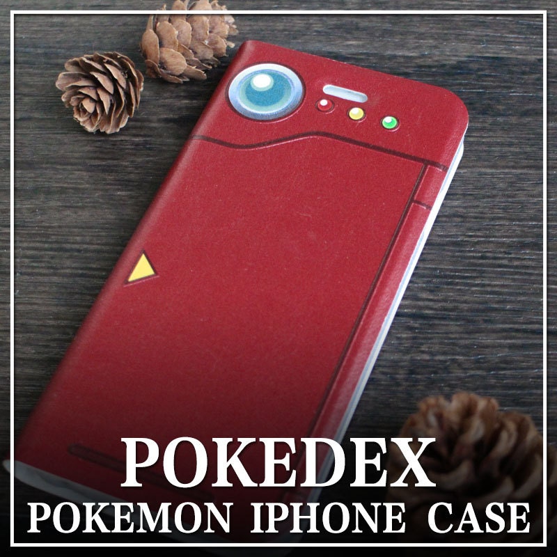 Pokemon Pokedex style PU leather iPhone case. / iphone 6s