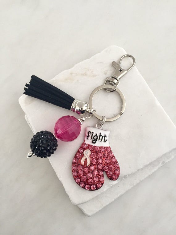 Breast Cancer Key Chain Fighter Key Chain Breast Cancer