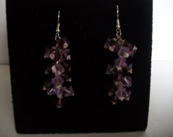 Swarovski Crystal cluster earring