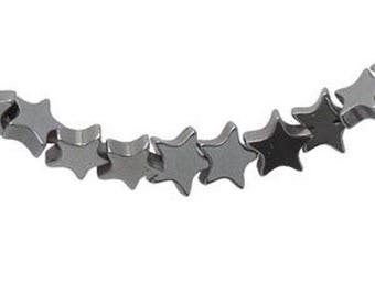 Hematite Stars - 6mm - 15 - 16 inch strand