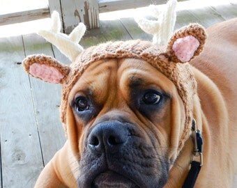 Little Deer Crocheted Dog Snood