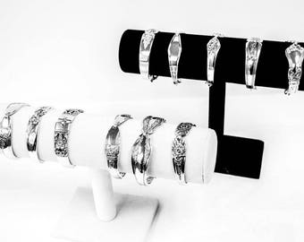 7 Bridesmaids Bracelets Vintage Jewelry Bracelet, Spoon Bracelet, Silverware Bracelet, Wedding bracelet, Spoon Jewelry