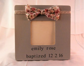 Goddaughter Baptism gift for girl baptism photo frame baptized baptism gift for goddaughter gifts